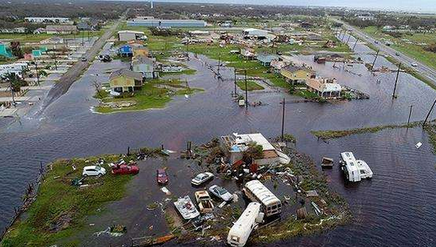 飓风哈维登录美国德州